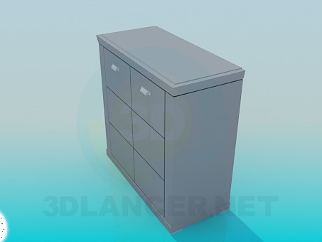 3D modeli Dolap - önizleme