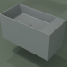 modello 3D Lavabo sospeso (02UN42102, Silver Grey C35, L 72, P 36, H 36 cm) - anteprima