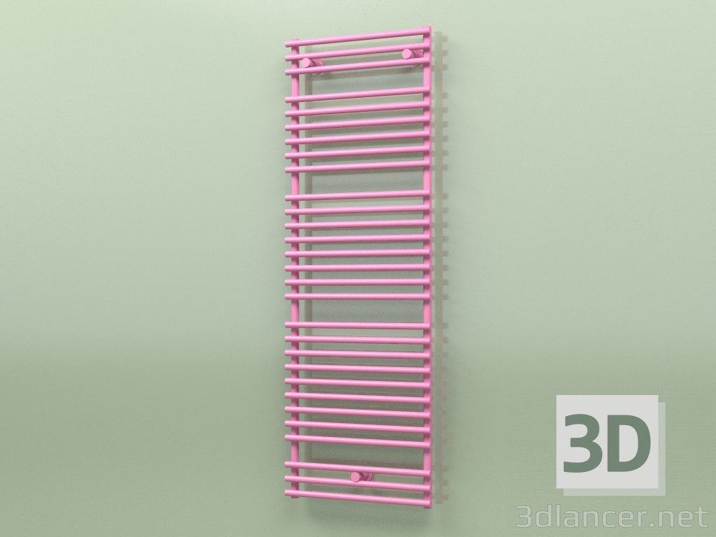 3d model Heated towel rail - Santorini (SAN 15 500 mm, RAL - 4003) - preview