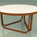 3d model Mesa de centro 009 (Metal Rust, Gres Ivory) - vista previa