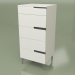 3d model Chest of drawers GL 340 (White) - preview