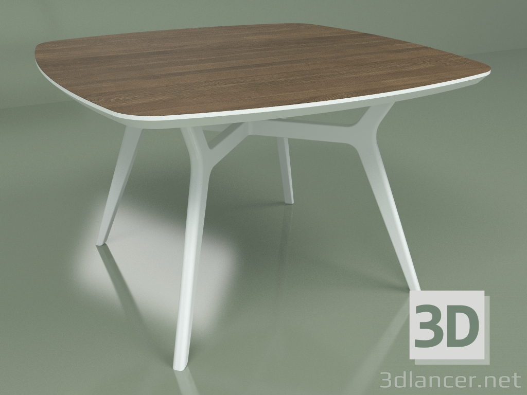 3d model Mesa de comedor Lars Walnut (blanco, 1200x1200) - vista previa