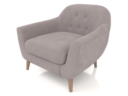 Fauteuil Stockholm (rose cendre)