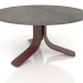 3d model Coffee table Ø80 (Wine red, DEKTON Radium) - preview