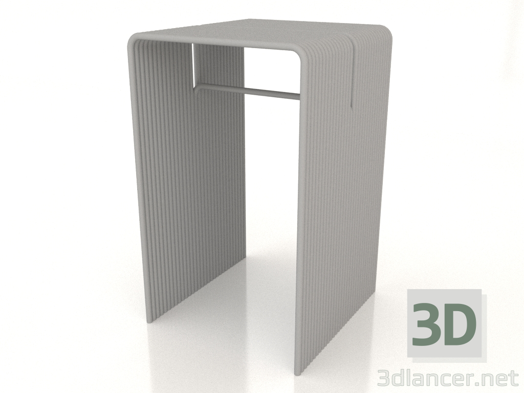 3d model Bar table (light gray) - preview