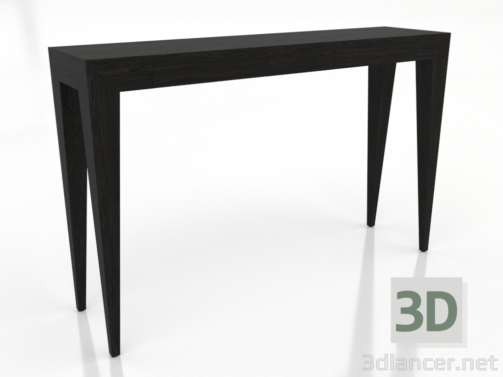 3D modeli ARCHE konsol (siyah meşe) - önizleme