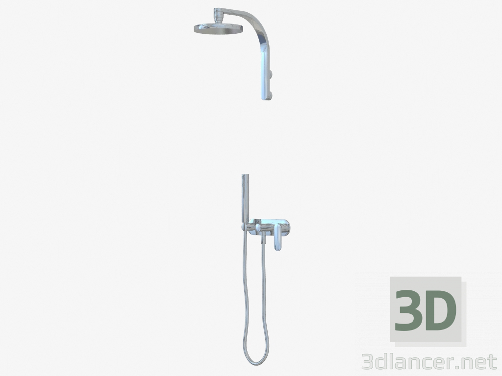 modello 3D Doccia nascosta Set One (112550) - anteprima