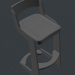 3d model Bar Stool - preview