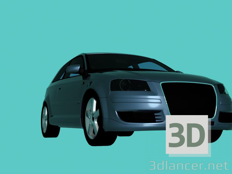 3d model AUDI_A3_Max2009 - vista previa