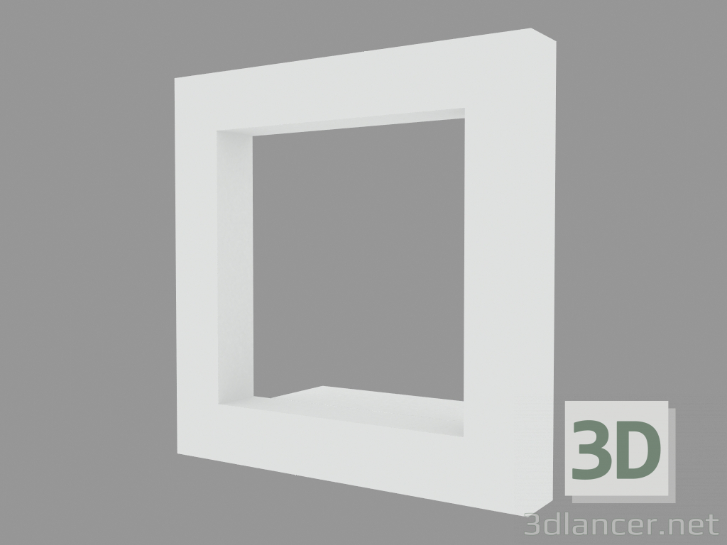 Modelo 3d Luminária de parede TRIM SQUARE 170 APPLIQUE (S3150W) - preview