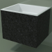 3d model Lavabo de pared (02R133301, Nero Assoluto M03, L 60, P 48, H 48 cm) - vista previa