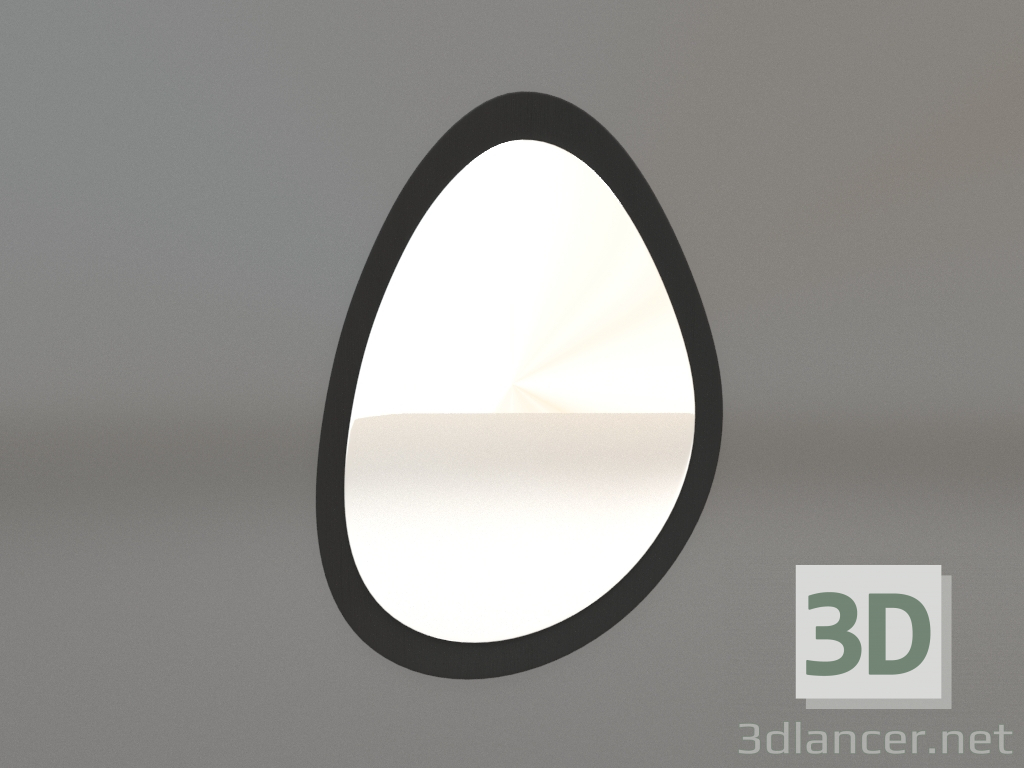 3d model Mirror ZL 05 (470х677, wood black) - preview