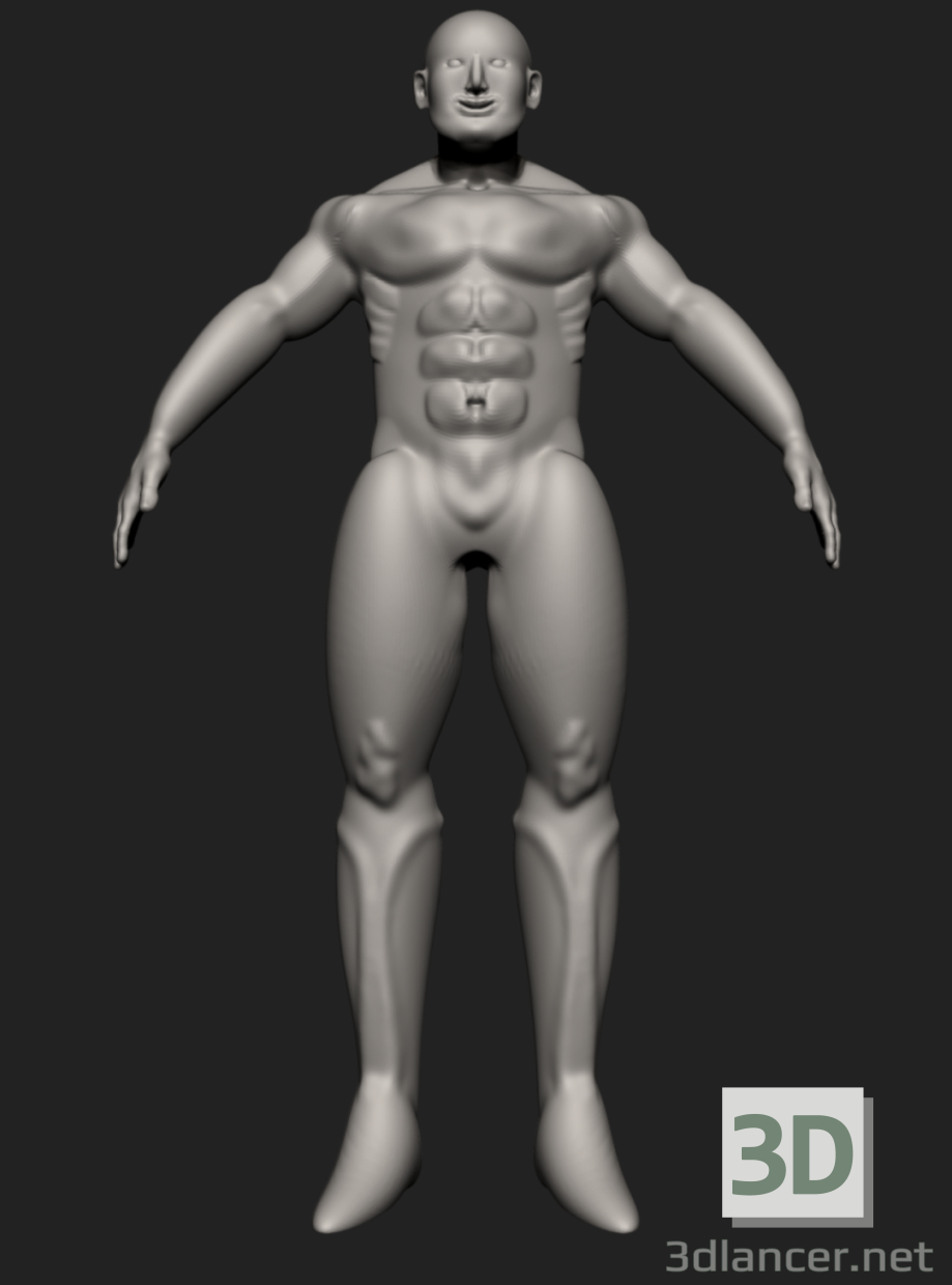 Modelo 3d Garoto - preview