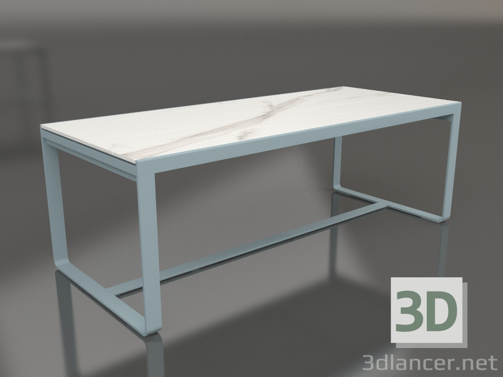 3D modeli Yemek masası 210 (DEKTON Aura, Mavi gri) - önizleme