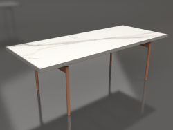 Table à manger (Gris quartz, DEKTON Aura)