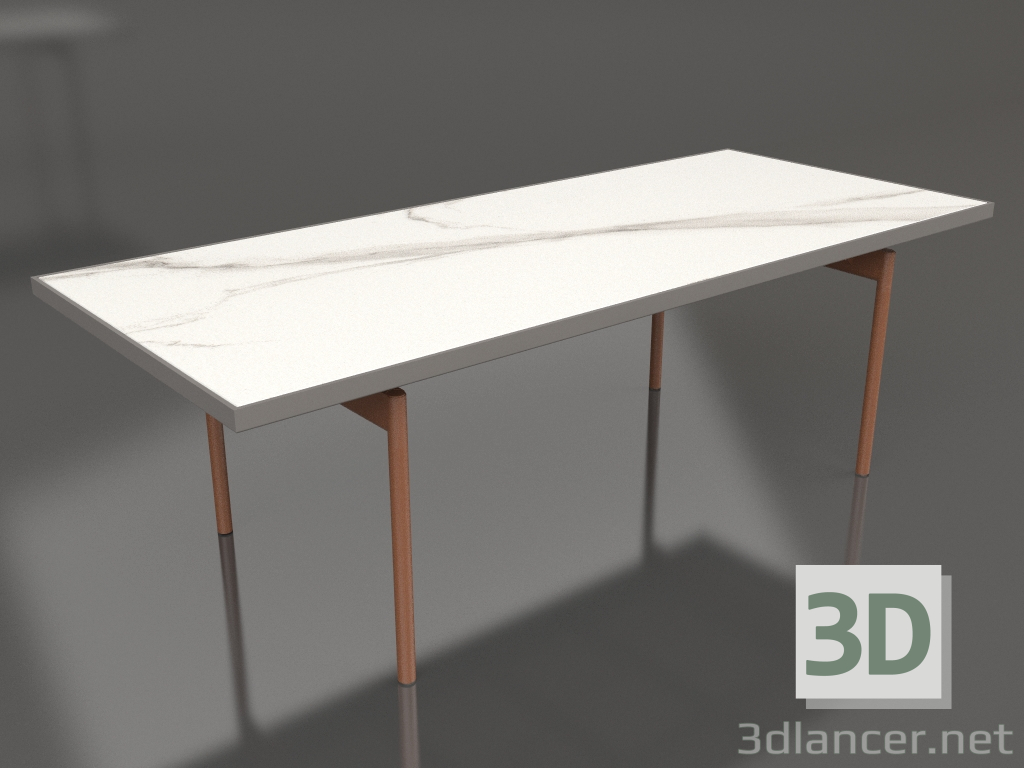 3d модель Стіл обідній (Quartz grey, DEKTON Aura) – превью