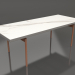 3d model Mesa de comedor (Gris cuarzo, DEKTON Aura) - vista previa