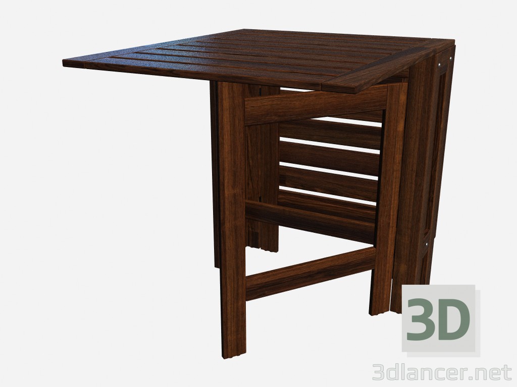 3d model Mesa plegable (polurazlozhennyj) - vista previa