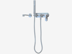 Hidden faucet with spout, mixer and hand shower One (112570)