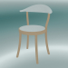 3d model Chair MONZA bistro chair (1212-20, beech natural, white) - preview