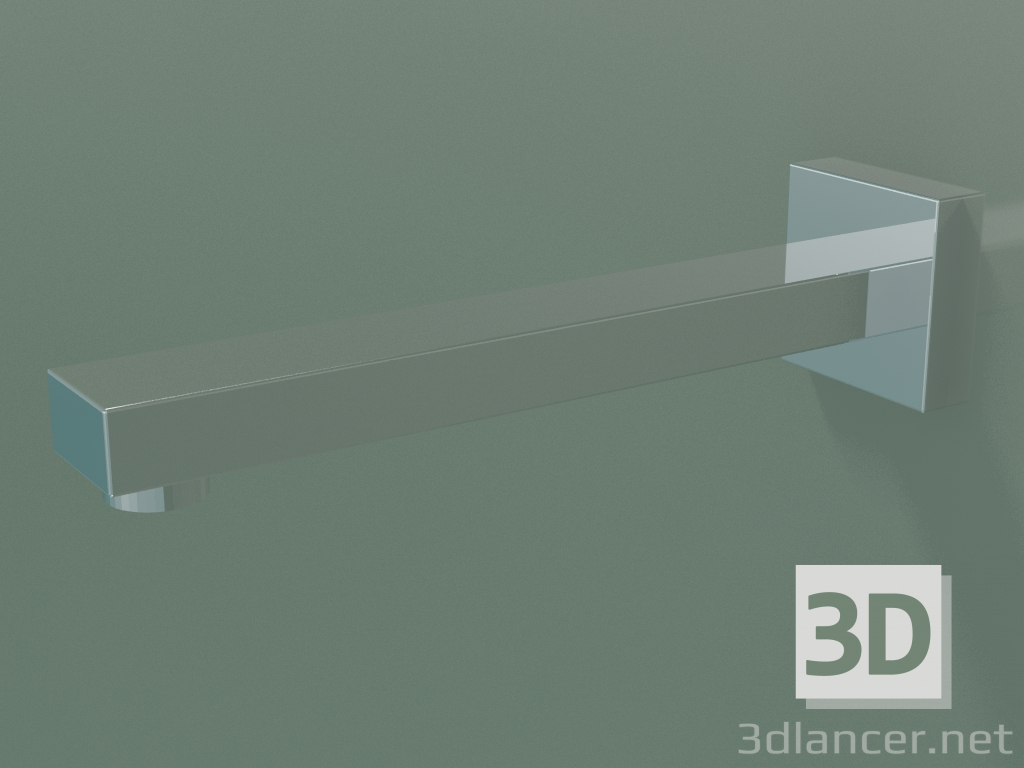 3d модель Настенный излив для умывальника, без сливного набора (13 805 980-000010) – превью