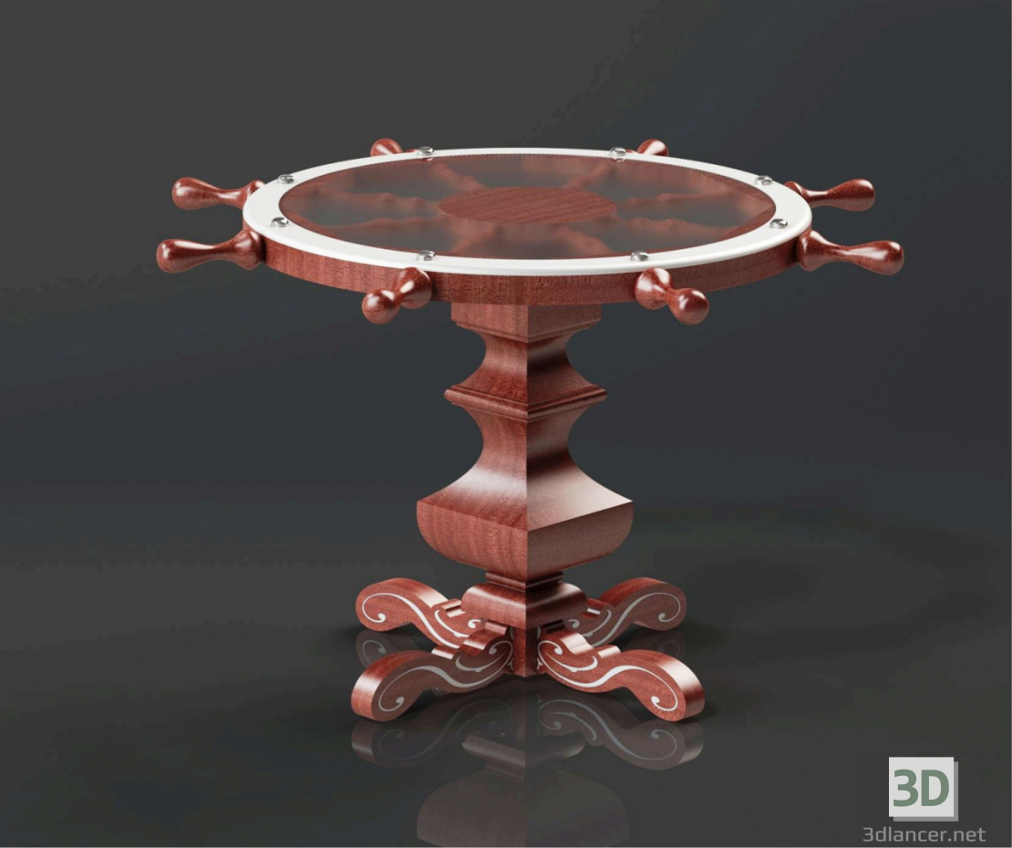 modèle 3D de Table d'appoint "Volant" acheter - rendu