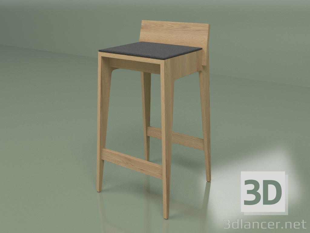 modello 3D Sgabello da bar BCA01 - anteprima