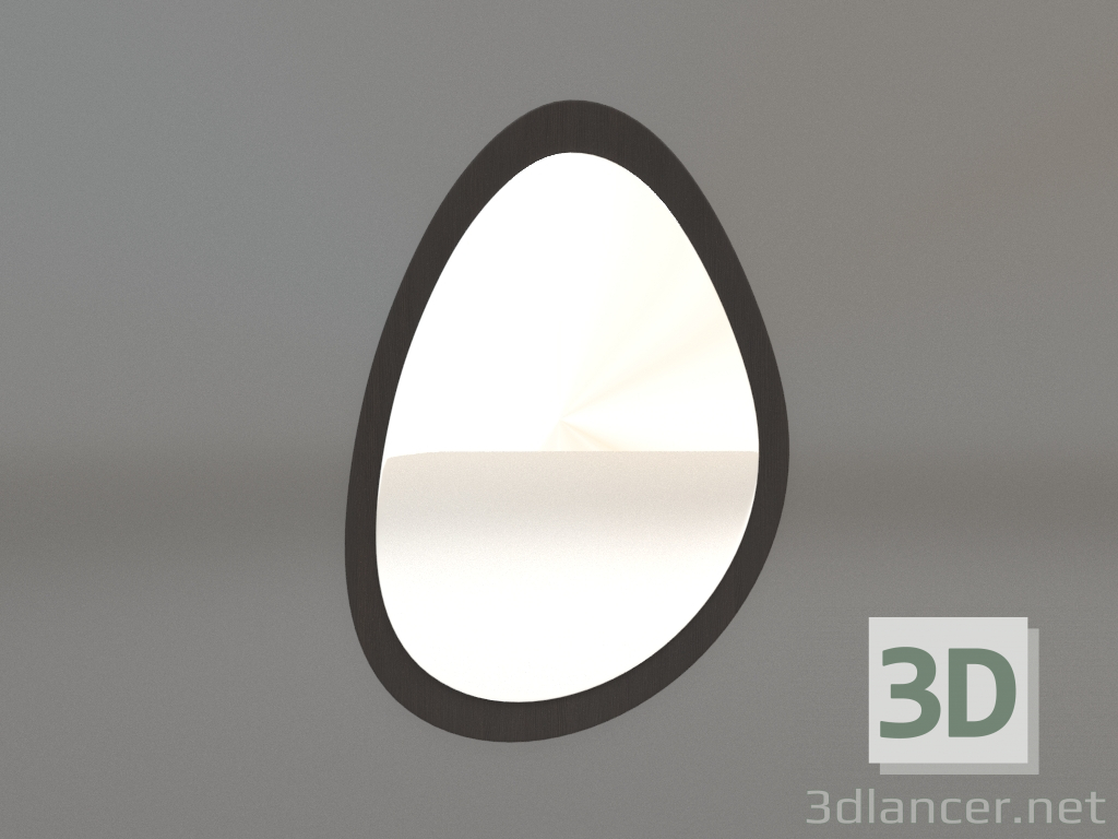 modèle 3D Miroir ZL 05 (470х677, bois brun foncé) - preview