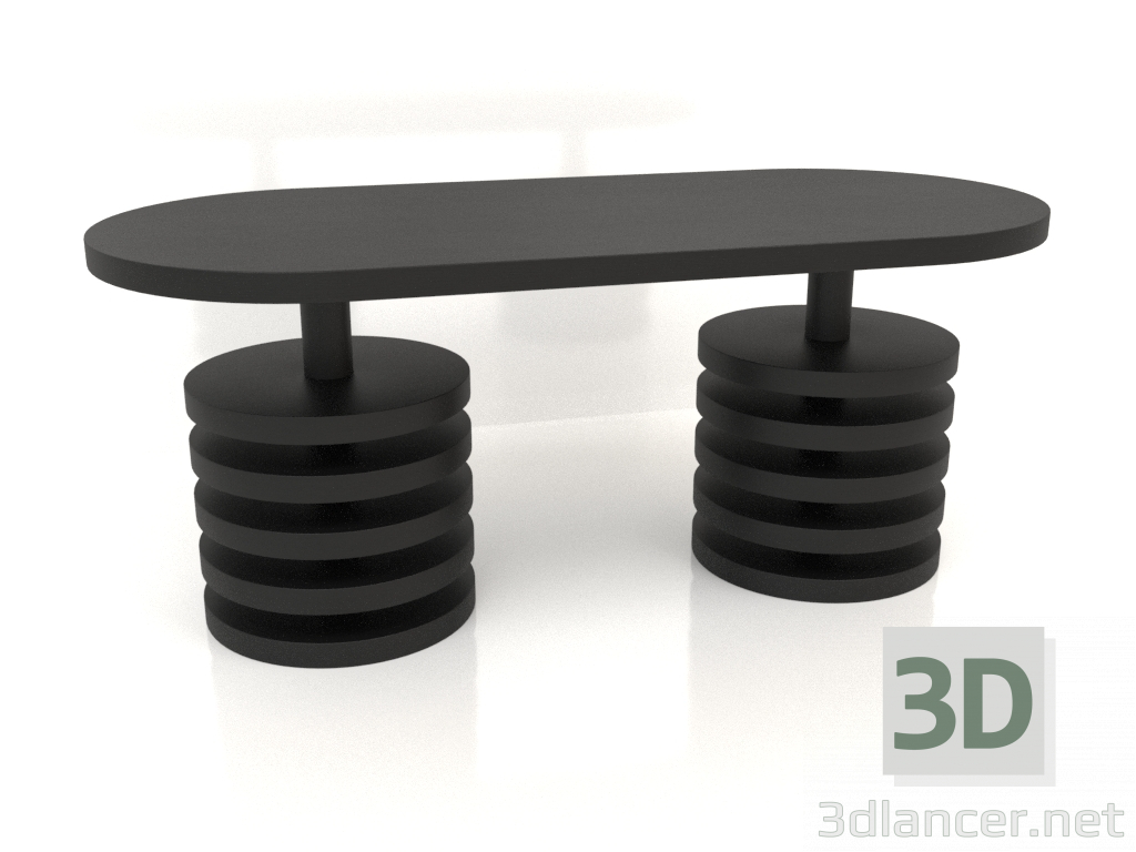 Modelo 3d Mesa de trabalho RT 03 (1800x800x750, madeira preta) - preview