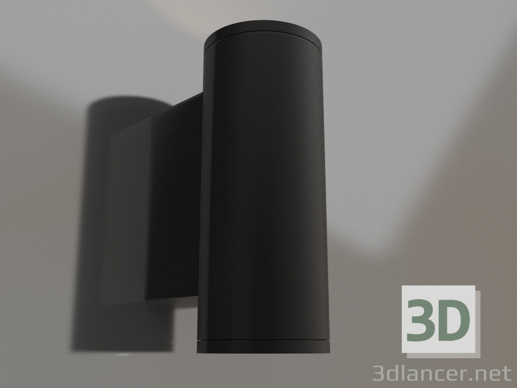 3d model Lámpara LGD-FORMA-WALL-TWIN-R90-2x12W Day4000 (GR, 44 deg, 230V) - vista previa