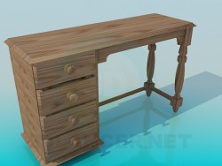 Wooden desk