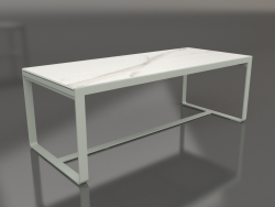 Table à manger 210 (DEKTON Aura, Gris ciment)