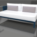 3d model Sofa module, section 1 left (Grey blue) - preview