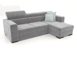 Fabio sofa with ottoman (Gallardo 29)