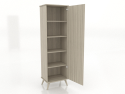 Dolap 3 600x450x2000 mm, opsiyon 2 (açık, açık meşe)