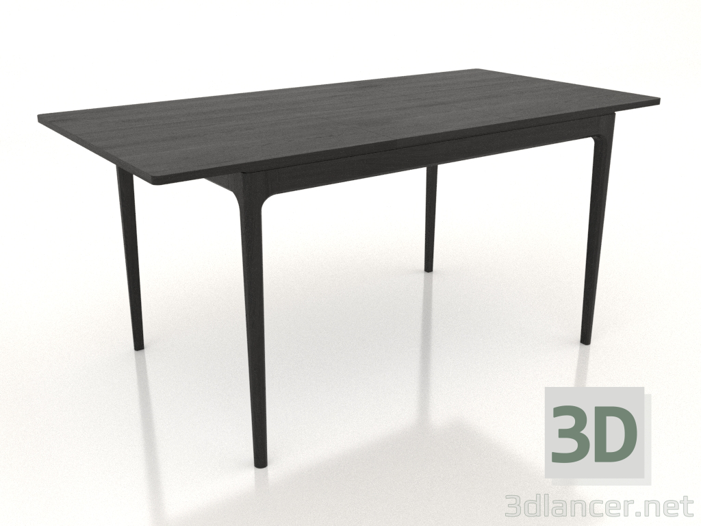 3d model Folding dining table FARGO 1600x800x750 mm (black oak) - preview