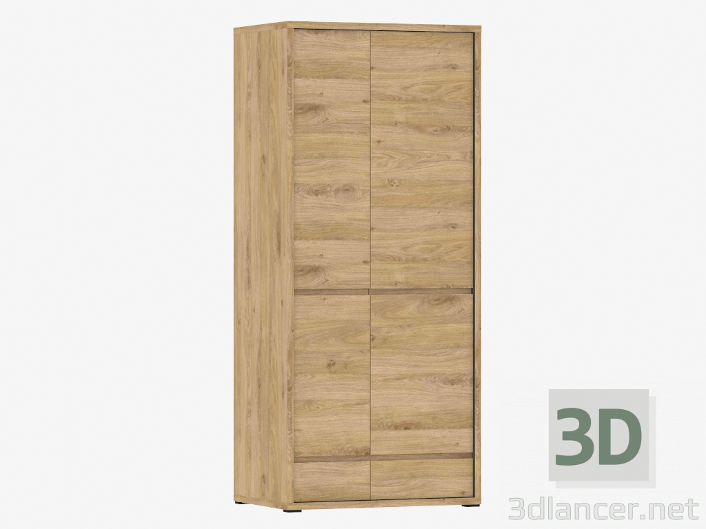 3d model Wardrobe 2D-2S (TYPE 20) - preview