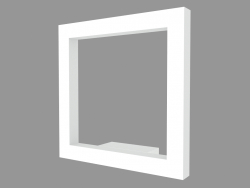 वॉल लैंप TRIM SQUARE 240 APPLIQUE DOUBLE EMISSION (S3160W)