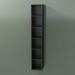 3d model Wall tall cabinet (8DUAEC01, Deep Nocturne C38, L 24, P 24, H 144 cm) - preview