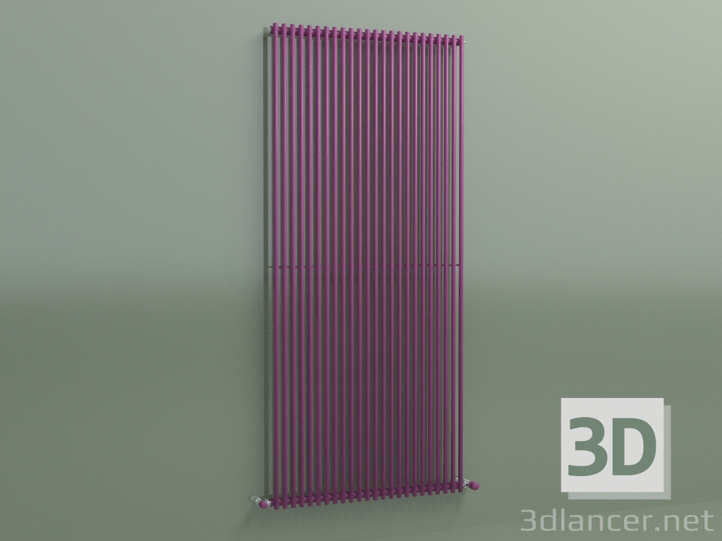 modello 3D Radiatore verticale ARPA 1 (1820 24EL, viola trasporto RAL 4006) - anteprima