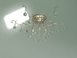 Lustre de plafond 10042-12 (bronze antique-cristal clair)