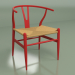 3d model Silla Wishbone (rojo oscuro mate) - vista previa