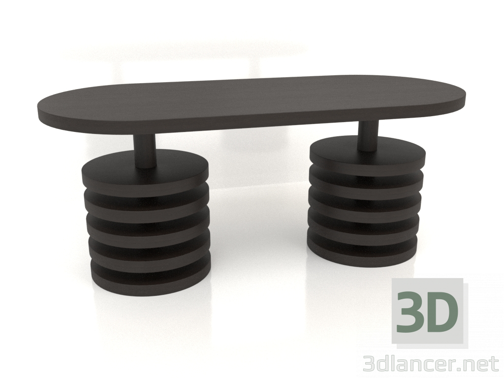 Modelo 3d Mesa de trabalho RT 03 (1800x800x750, madeira castanho escuro) - preview