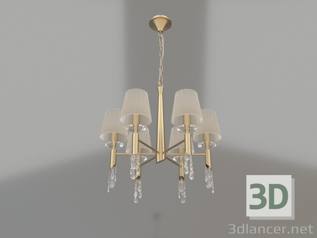 Modelo 3d Lustre pendente (3871) - preview