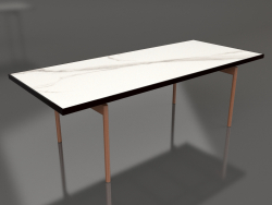 Table à manger (Noir, DEKTON Aura)