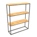 Modelo 3d Rack retangular (PISO DE MADEIRA, 100x30x128) - preview