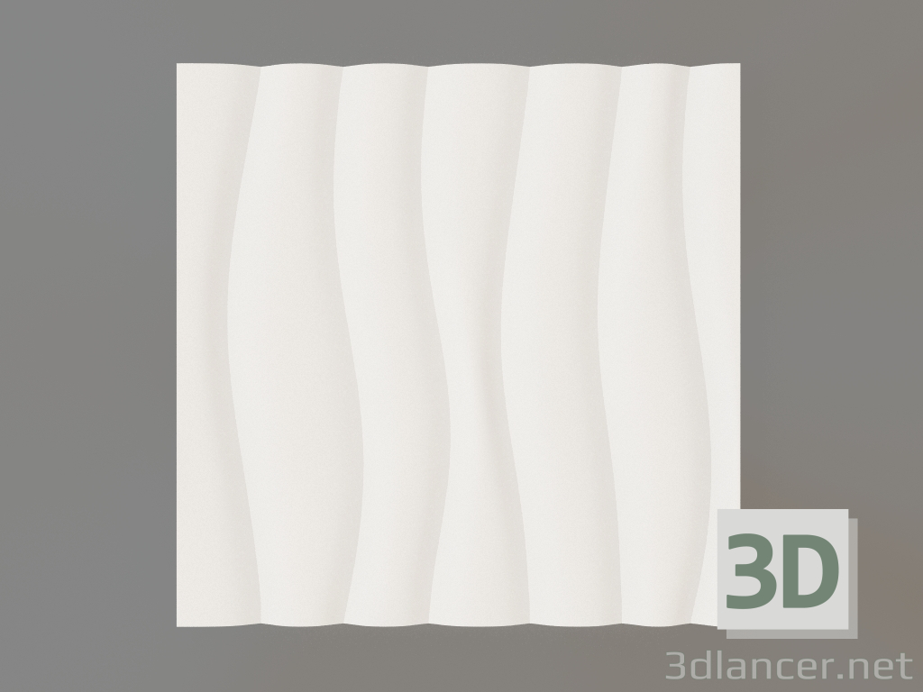 3D modeli Alçı 3D panel Naos - önizleme