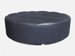 Rond de cuir Ottoman Art déco espace