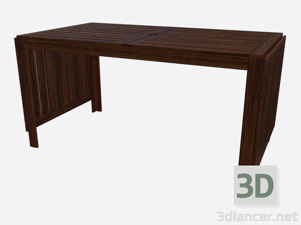 3d model Mesa abatible (nerazlozhennyj) - vista previa