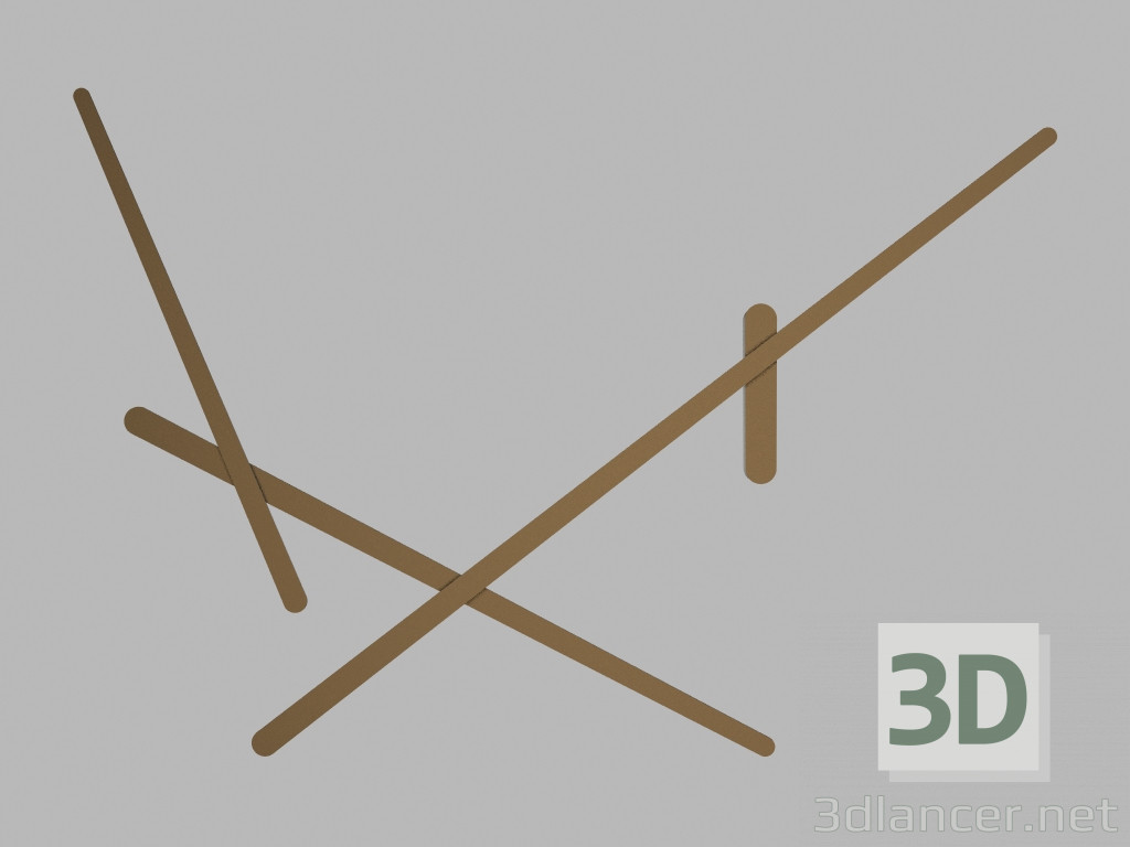 3d model Lámpara de pared de 1715 (e) - vista previa